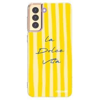 Picasee silikonska prozirna maskica za Samsung Galaxy S21+ 5G G996F - Ladolcevita