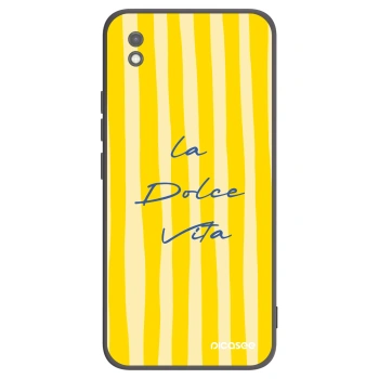 Picasee crna silikonska maskica za Xiaomi Redmi 9AT - Ladolcevita