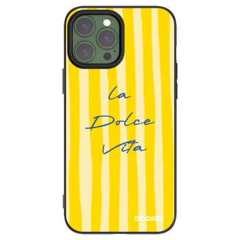 Picasee crna silikonska maskica za Apple iPhone 13 Pro Max - Ladolcevita