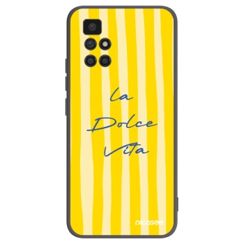 Picasee crna silikonska maskica za Xiaomi Redmi 10 - Ladolcevita