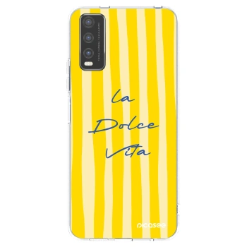 Picasee silikonska prozirna maskica za Vivo Y20s - Ladolcevita