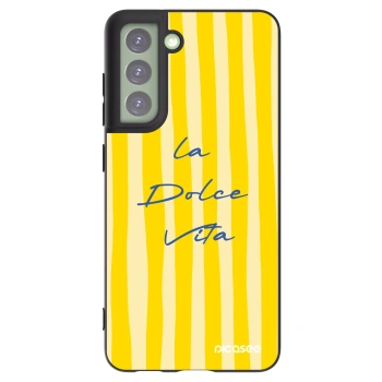 Picasee crna silikonska maskica za Samsung Galaxy S21 FE 5G - Ladolcevita