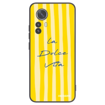 Picasee crna silikonska maskica za Xiaomi 12 Pro - Ladolcevita