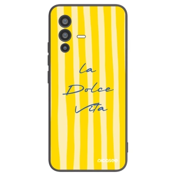Picasee crna silikonska maskica za Vivo V23 5G - Ladolcevita