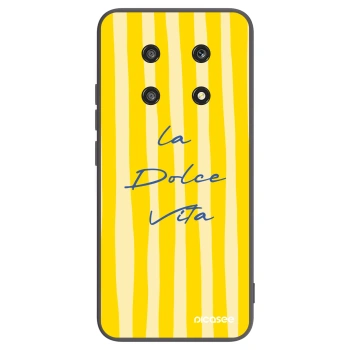 Picasee crna silikonska maskica za Honor Magic4 Lite 5G - Ladolcevita