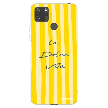 Picasee silikonska prozirna maskica za Realme C21Y - Ladolcevita