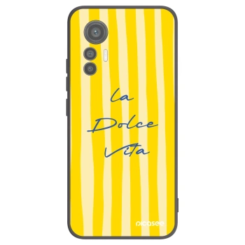 Picasee crna silikonska maskica za Xiaomi 12 Lite - Ladolcevita