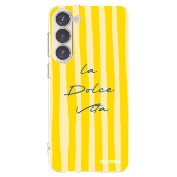 Picasee silikonska prozirna maskica za Samsung Galaxy S23+ 5G - Ladolcevita