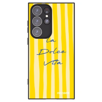 Picasee crna silikonska maskica za Samsung Galaxy S23 Ultra 5G - Ladolcevita