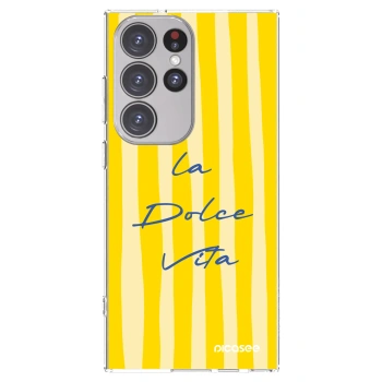 Picasee silikonska prozirna maskica za Samsung Galaxy S23 Ultra 5G - Ladolcevita