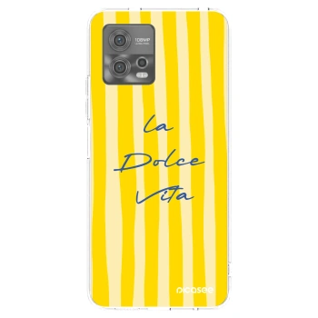 Picasee silikonska prozirna maskica za Motorola Moto G72 - Ladolcevita