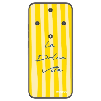 Picasee crna silikonska maskica za Honor Magic5 Lite 5G - Ladolcevita