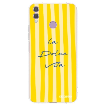 Picasee silikonska prozirna maskica za Honor 8X - Ladolcevita