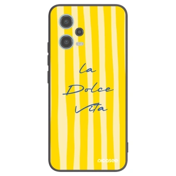 Picasee crna silikonska maskica za Xiaomi Redmi Note 12 5G - Ladolcevita
