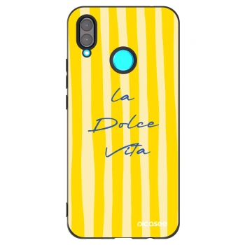 Picasee crna silikonska maskica za Huawei Nova 3 - Ladolcevita