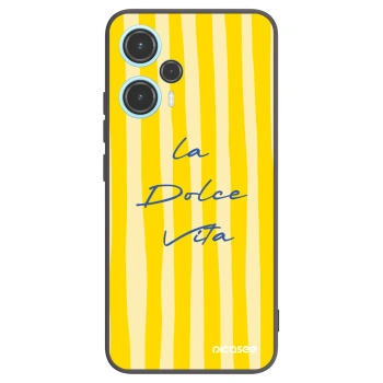 Picasee crna silikonska maskica za Xiaomi Poco F5 - Ladolcevita