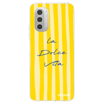 Picasee silikonska prozirna maskica za Motorola Moto G51 - Ladolcevita