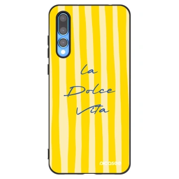Picasee crna silikonska maskica za Huawei P20 Pro - Ladolcevita