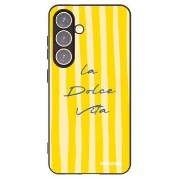 Picasee crna silikonska maskica za Samsung Galaxy S24 S921B 5G - Ladolcevita