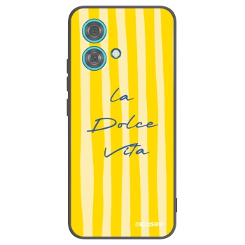 Picasee crna silikonska maskica za Motorola Edge 40 Neo - Ladolcevita