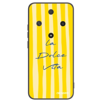 Picasee crna silikonska maskica za Honor Magic6 Lite 5G - Ladolcevita