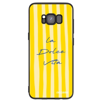 Picasee crna silikonska maskica za Samsung Galaxy S8 G950F - Ladolcevita