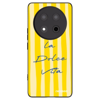 Picasee crna silikonska maskica za Honor Magic7 Lite 5G - Ladolcevita