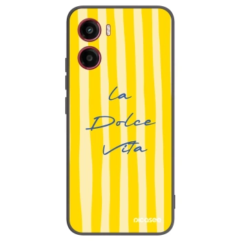Picasee crna silikonska maskica za Motorola Moto G05 - Ladolcevita