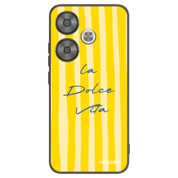 Picasee crna silikonska maskica za Xiaomi Poco F6 - Ladolcevita
