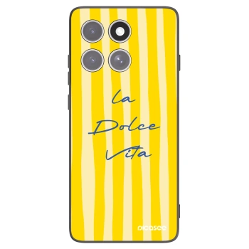 Picasee crna silikonska maskica za Motorola Edge 60 Pro - Ladolcevita
