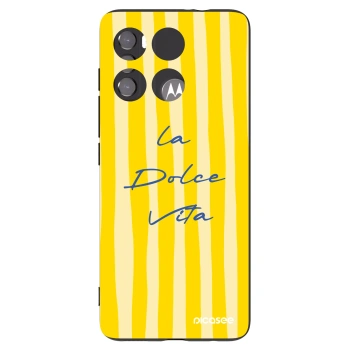Picasee crna silikonska maskica za Motorola Edge 60 5G - Ladolcevita