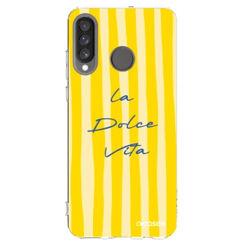 Picasee silikonska prozirna maskica za Huawei P30 Lite - Ladolcevita