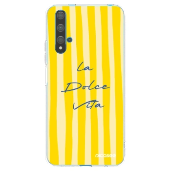 Picasee silikonska prozirna maskica za Huawei Nova 5T - Ladolcevita