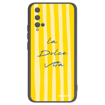 Picasee crna silikonska maskica za Huawei Nova 5T - Ladolcevita