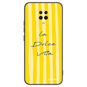 Picasee crna silikonska maskica za Xiaomi Redmi Note 9 Pro - Ladolcevita