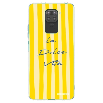 Picasee crna silikonska maskica za Xiaomi Redmi Note 9 - Ladolcevita