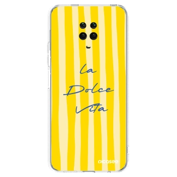Picasee silikonska prozirna maskica za Xiaomi Redmi Note 9S - Ladolcevita