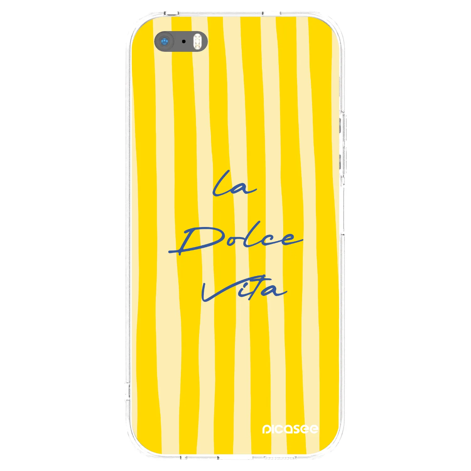 Picasee silikonska prozirna maskica za Apple iPhone 5/5S/SE - Ladolcevita