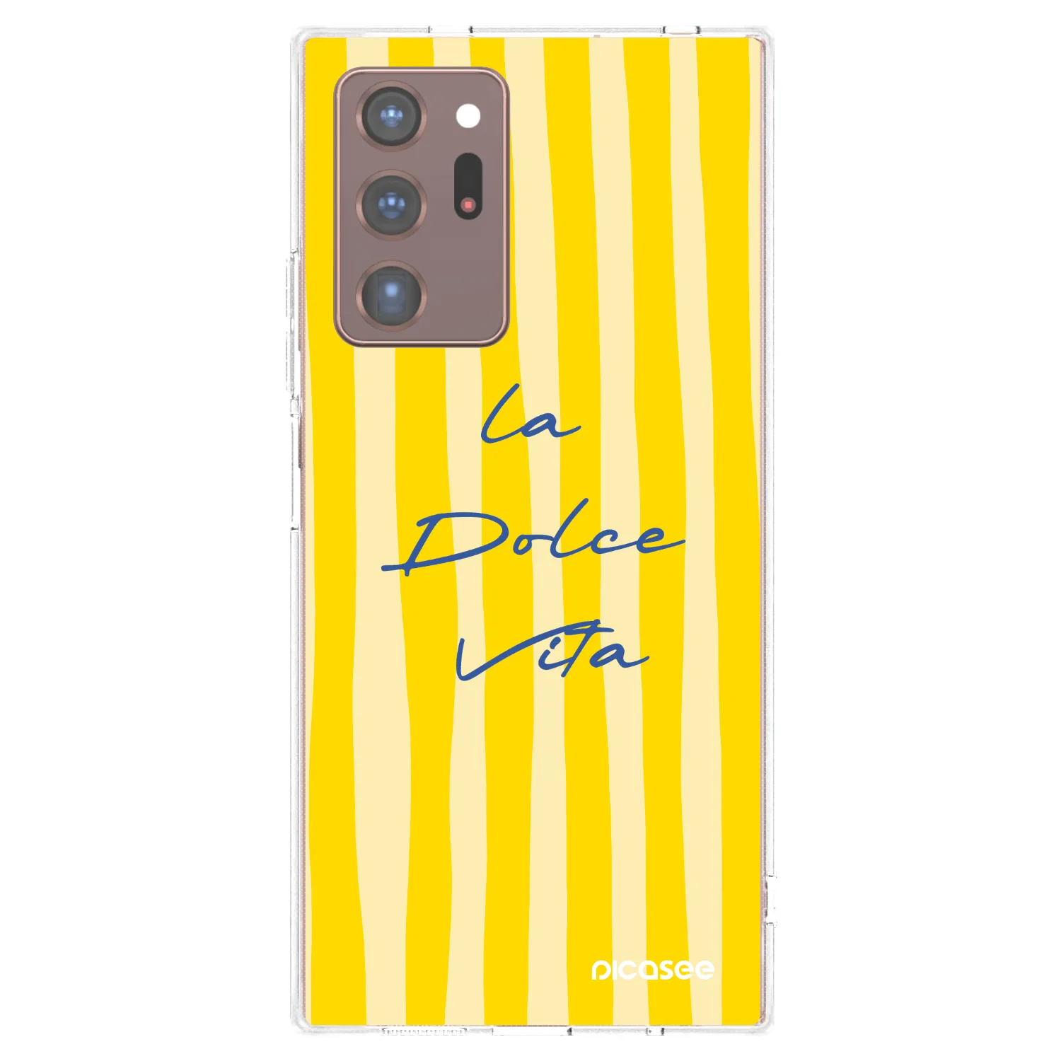 Picasee silikonska prozirna maskica za Samsung Galaxy Note 20 Ultra - Ladolcevita