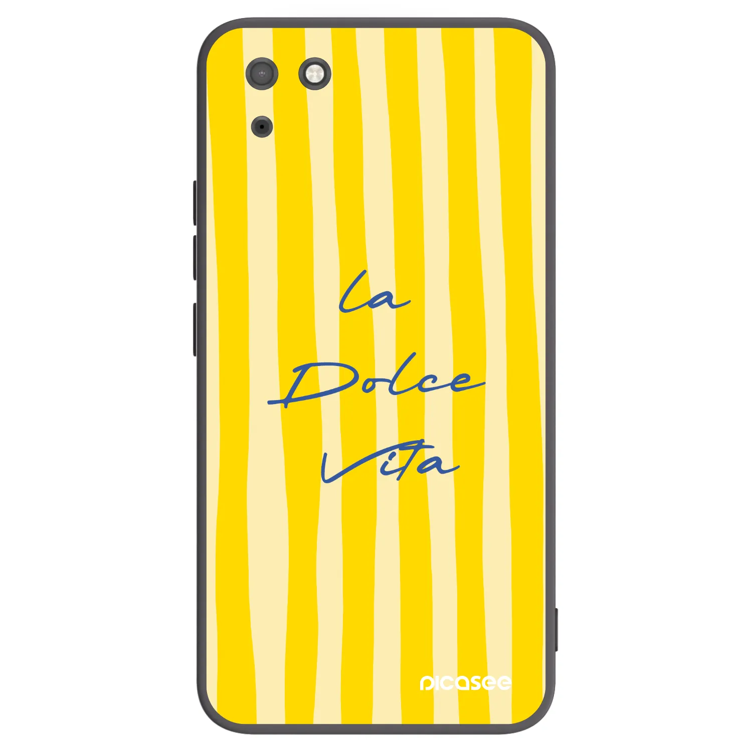 Picasee crna silikonska maskica za Huawei Y5P - Ladolcevita