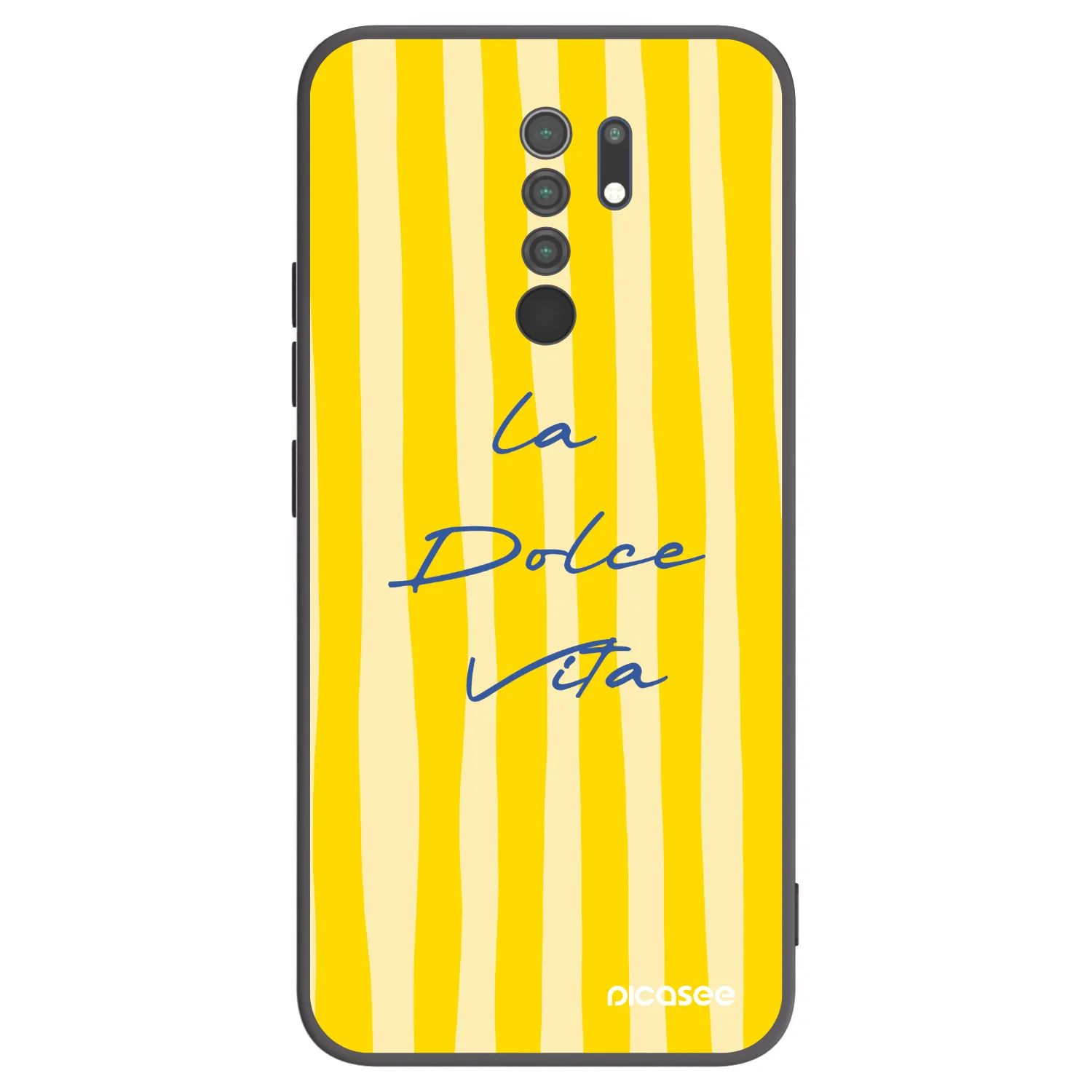 Picasee crna silikonska maskica za Xiaomi Redmi 9 - Ladolcevita