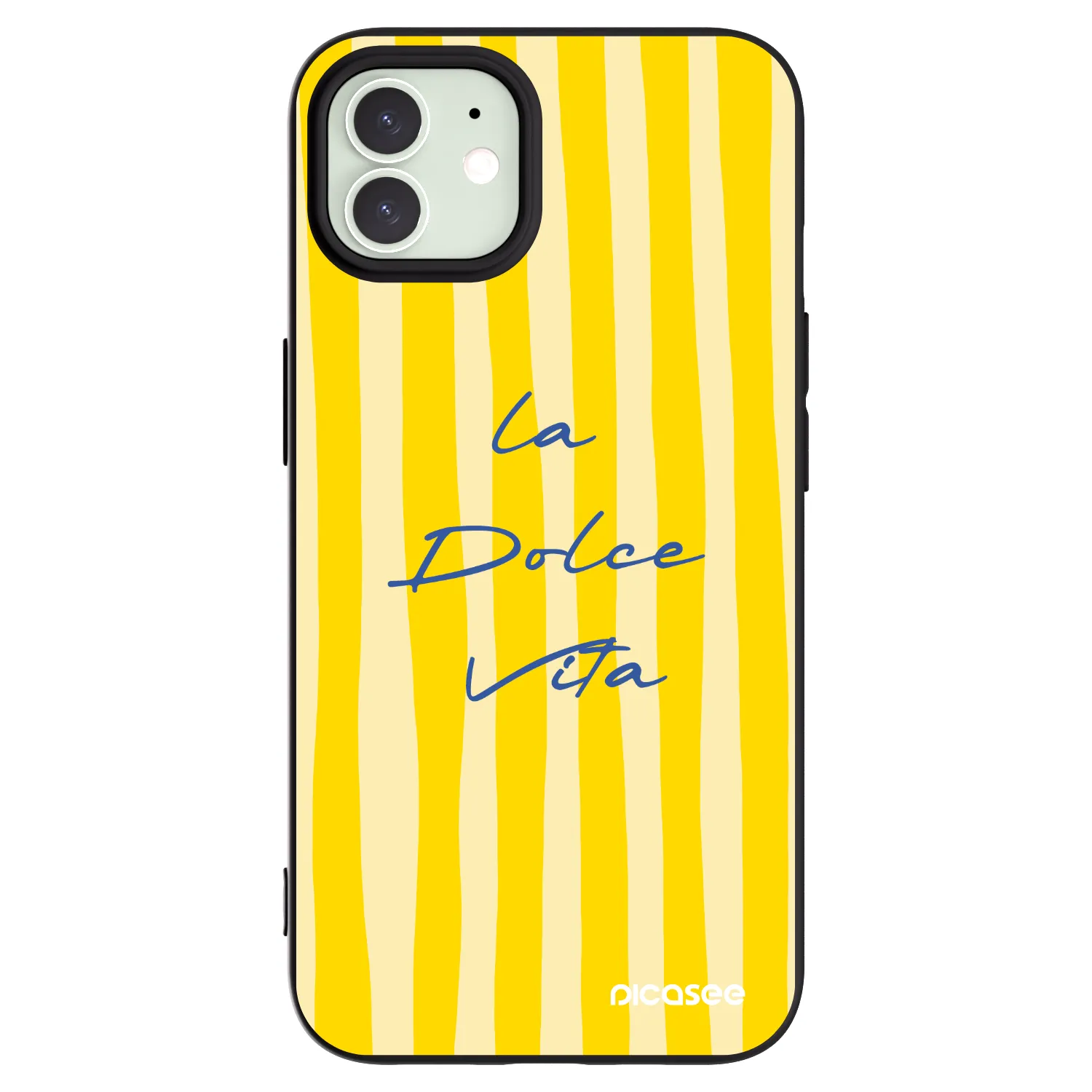 Picasee crna silikonska maskica za Apple iPhone 12 Pro - Ladolcevita