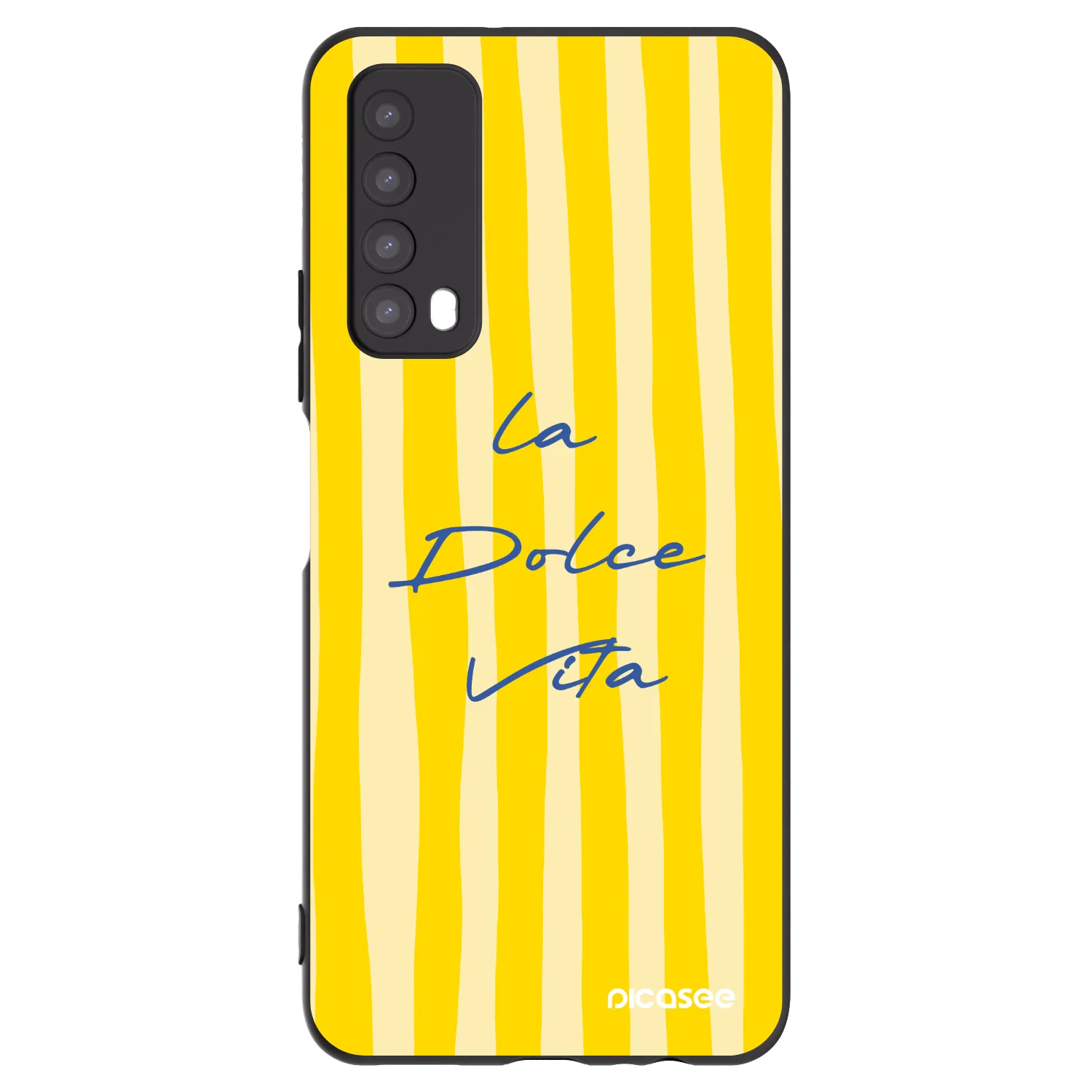 Picasee crna silikonska maskica za Huawei P Smart 2021 - Ladolcevita