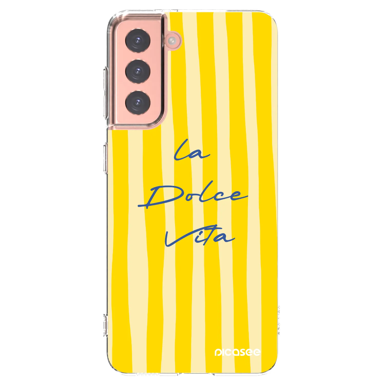 Picasee silikonska prozirna maskica za Samsung Galaxy S21 5G G991B - Ladolcevita