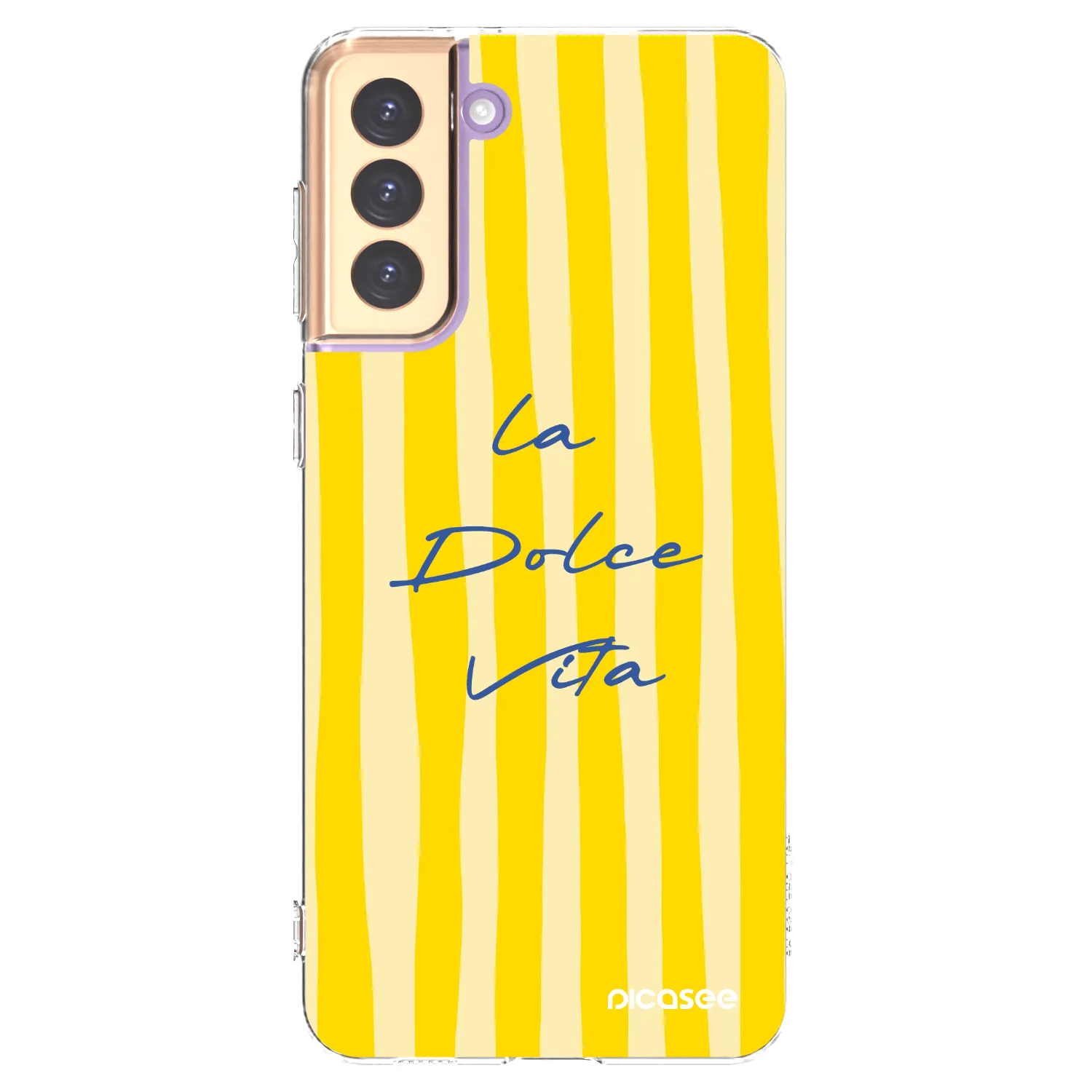 Picasee silikonska prozirna maskica za Samsung Galaxy S21+ 5G G996F - Ladolcevita