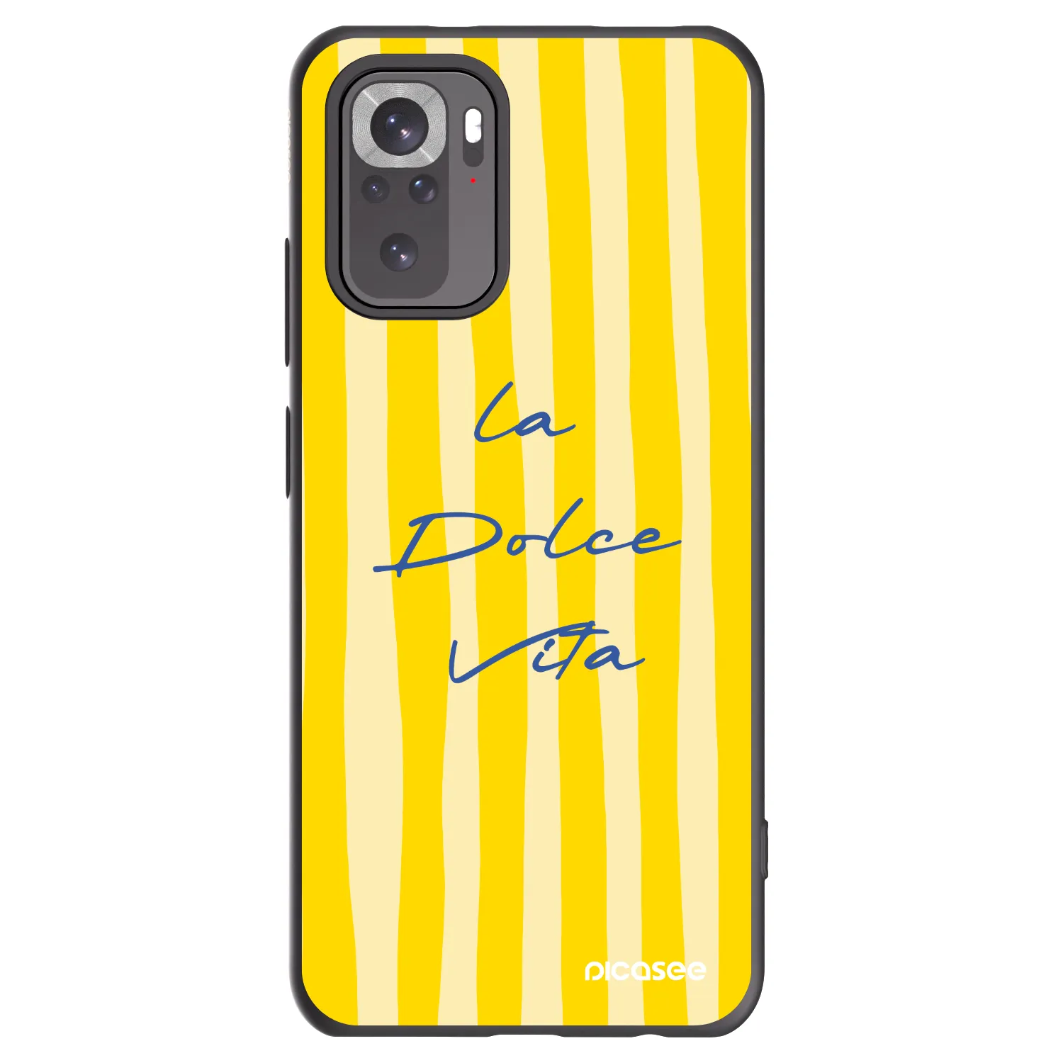 Picasee crna silikonska maskica za Xiaomi Redmi Note 10 - Ladolcevita
