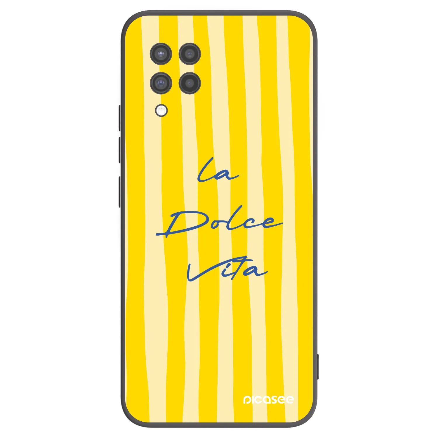 Picasee crna silikonska maskica za Samsung Galaxy A42 A426B - Ladolcevita