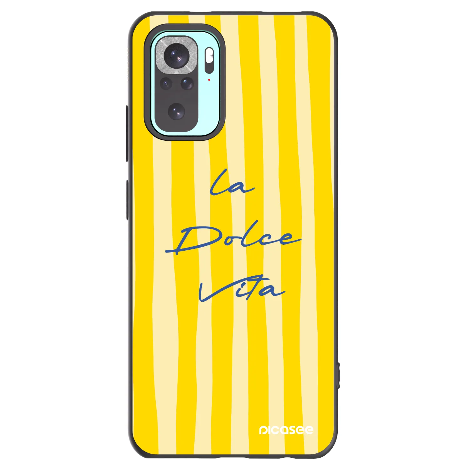 Picasee crna silikonska maskica za Xiaomi Redmi Note 10 Pro - Ladolcevita