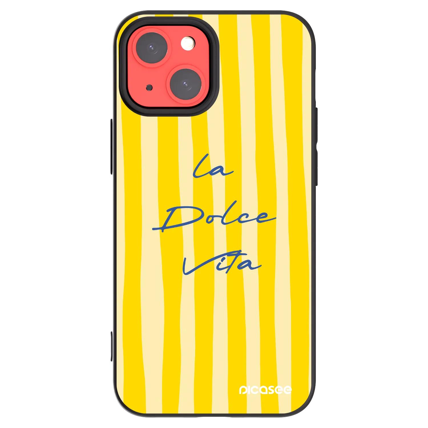 Picasee crna silikonska maskica za Apple iPhone 13 mini - Ladolcevita