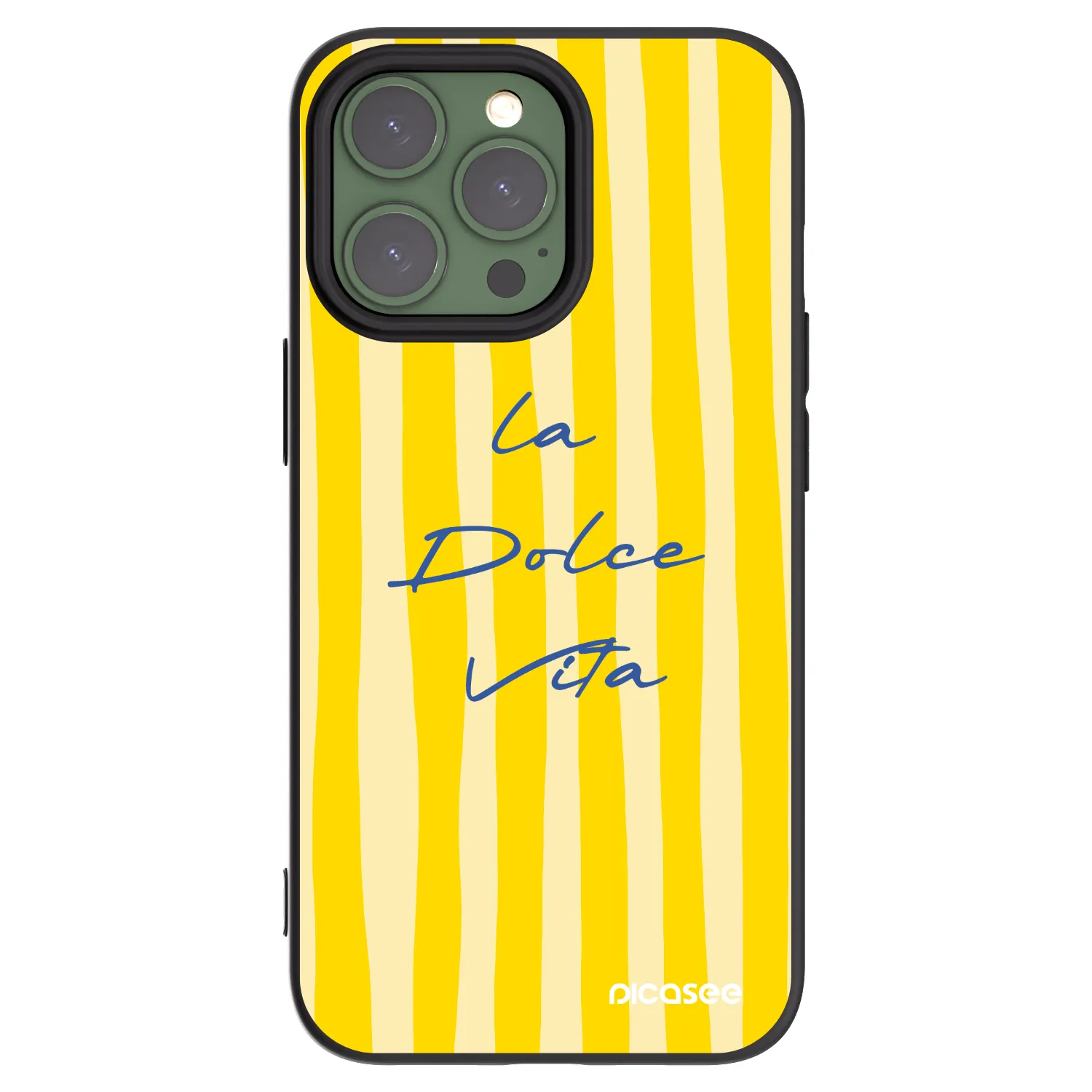 Picasee crna silikonska maskica za Apple iPhone 13 Pro - Ladolcevita